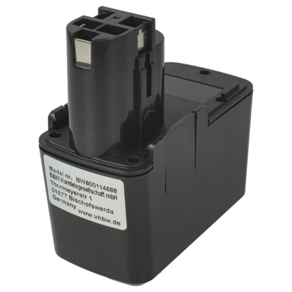 Bateria de Substituição Bosch 2607335055, 2607335054, 2607335071 - 12V 1500mAh NiMH