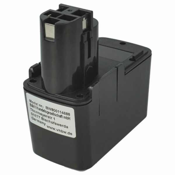 Bateria de Substituição Bosch 2607335055, 2607335054, 2607335071 - 12V 1500mAh NiMH