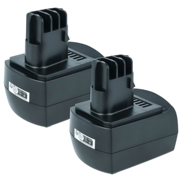 2x Bateria vhbw para Metabo 6.25471.00, 6.2547, 6.25471, 6.25470.00 - 3300 mAh, 9.6 V, NiMH