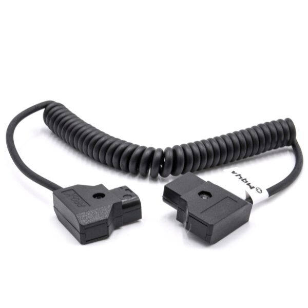 Cabo Adaptador D-Tap vhbw para Baterias Anton Bauer - Macho para Macho, 10,7 cm