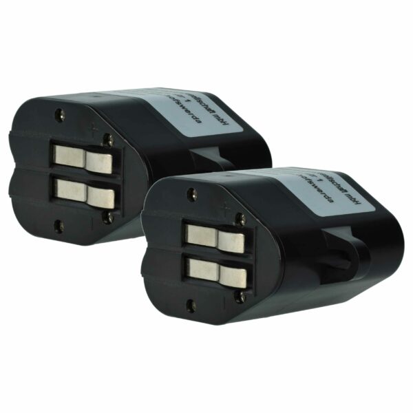 Bateria vhbw 6V 3000mAh NiMH para Kärcher e Siemens (2 unidades)