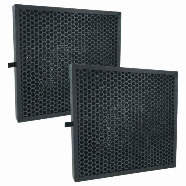 2x Filtro de Ar HEPA 13 vhbw compatível com Worx, Ferrex, Landxcape, AIRDOG e outros
