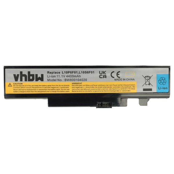 Bateria vhbw para Lenovo - 4400 mAh, 11.1 V Li-Ion