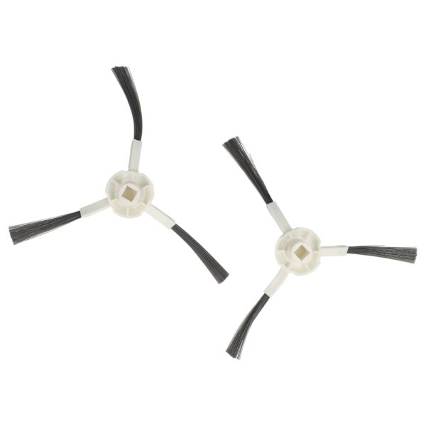 2x Escovas Laterais para Aspirador Robô Dreame, Xiaomi, Mova L10 - 3 Braços, Branco/Cinzento