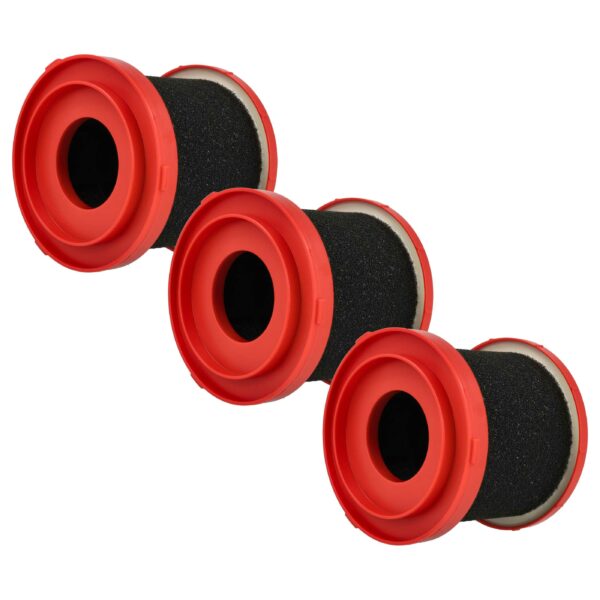 Pack de 3 Filtros de Substituição para Aspiradores Milwaukee (4932478802, 4932479806, 49-90-2015)