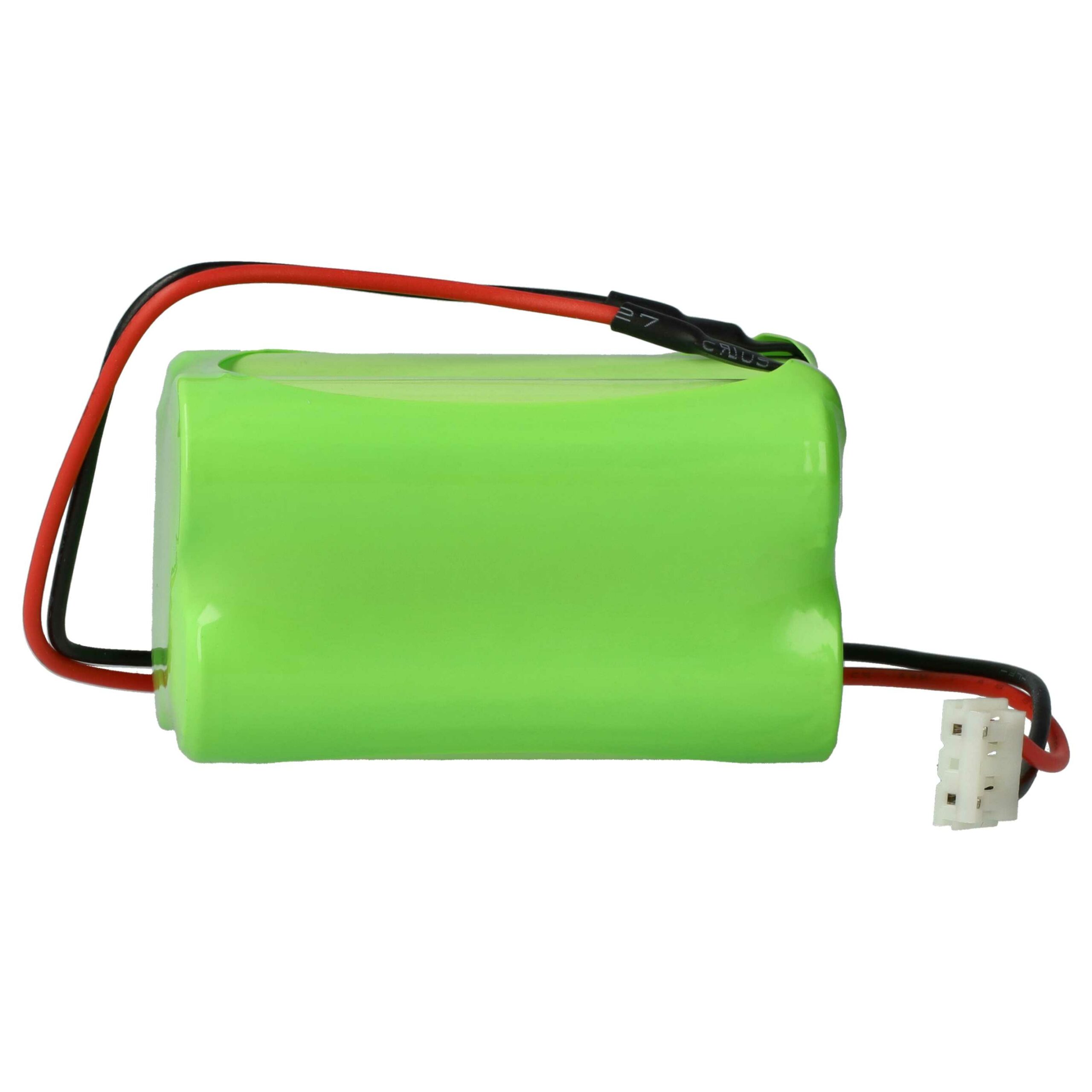 Bateria de Emergência 2x vhbw 2000 mAh 4.8V NiMH compatível ABM NIMHHT4820Q - Image 2