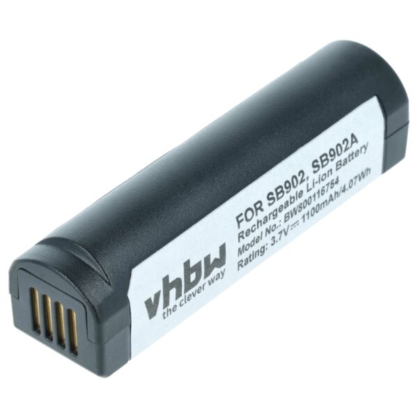 Bateria vhbw para Sistema Wireless Shure SB902A, SB902 - 1100 mAh 3.7 V Li-Ion