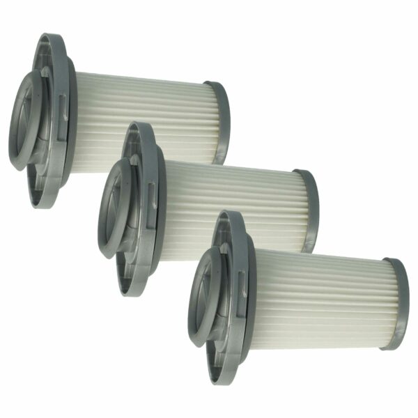 Pack 3x Filtros de Substituição vhbw para Aspirador Tefal / Rowenta ZR009005