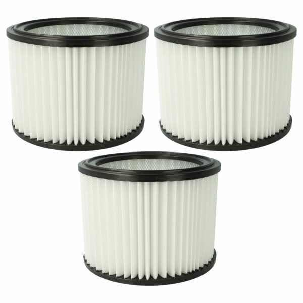 3x Filtro de Substituição vhbw para Aspiradores Hitachi/HiKOKI 4100601