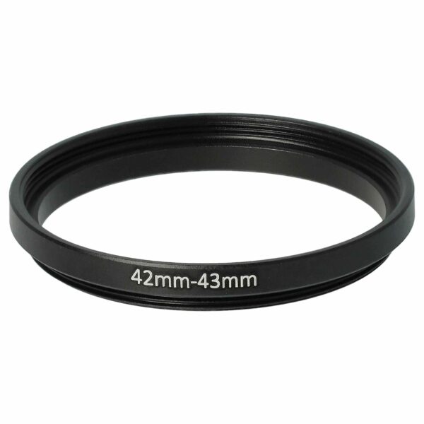 Anel Adaptador de Aumento 42 mm para 43 mm para Objetivas de Câmara - Adaptador de Filtro