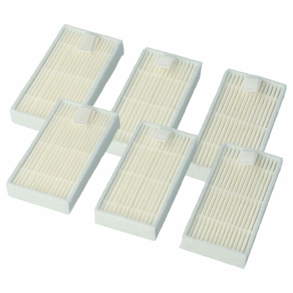 6 Filtros HEPA E11 vhbw compatíveis com Medion MD18500, MD18501, E32 SW, iLife V5, Proscenic 790T