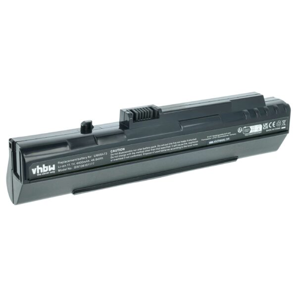 Bateria para Portátil vhbw compatível com Acer BT.00605.035, 934T2780F, BT.00607.039 - 4400 mAh 11.1 V Li-Ion, azul escuro