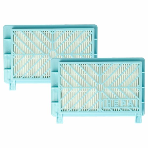 2x Filtro de Substituição vhbw para Aspirador Philips - Classe H13 HEPA