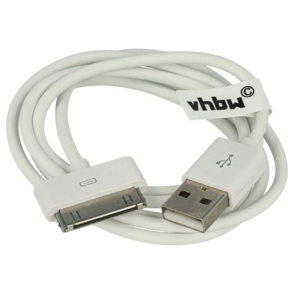 Cabo de Dados USB vhbw para Apple iPhone e outros dispositivos, 80 cm