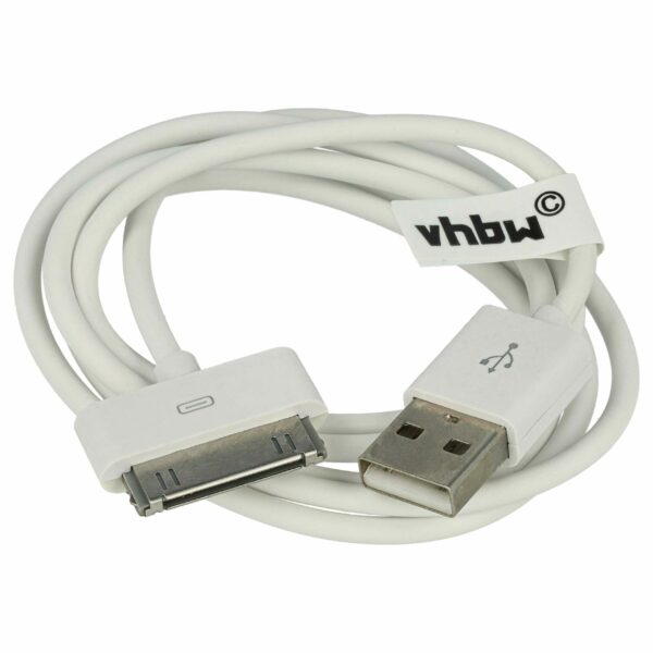 Cabo de Dados USB vhbw para Apple iPhone e outros dispositivos, 80 cm
