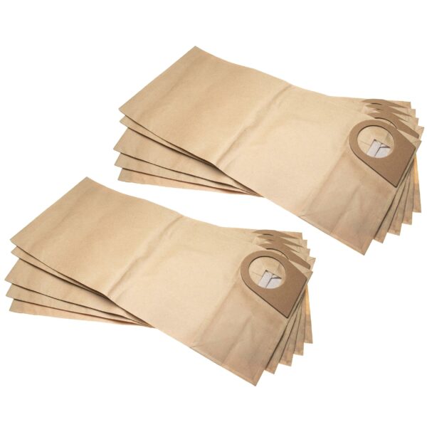 10x Sacos para Aspirador Bosch 1609201628 - Papel vhbw