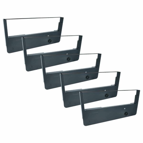5x Fita de Tinta Compatível Tally Genicom 86039 para Impressora Matricial e Recibos - Preto