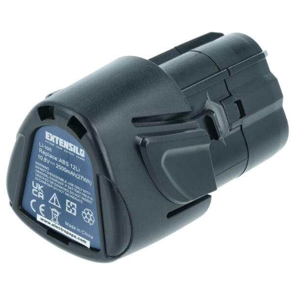 Bateria vhbw para Lux Tools ABS 12Li - 2500 mAh, 10.8 V, Li-Ion