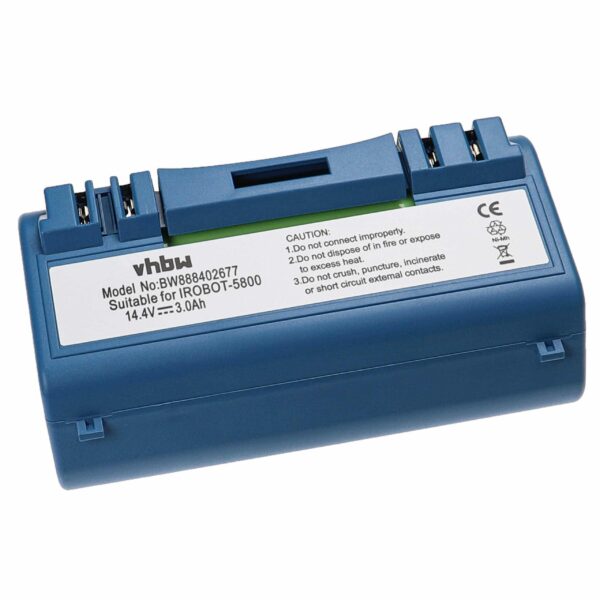 Bateria vhbw para iRobot 3000mAh 14.4V NiMH - Substitui AEG SP5832, SP385-BAT, 14904