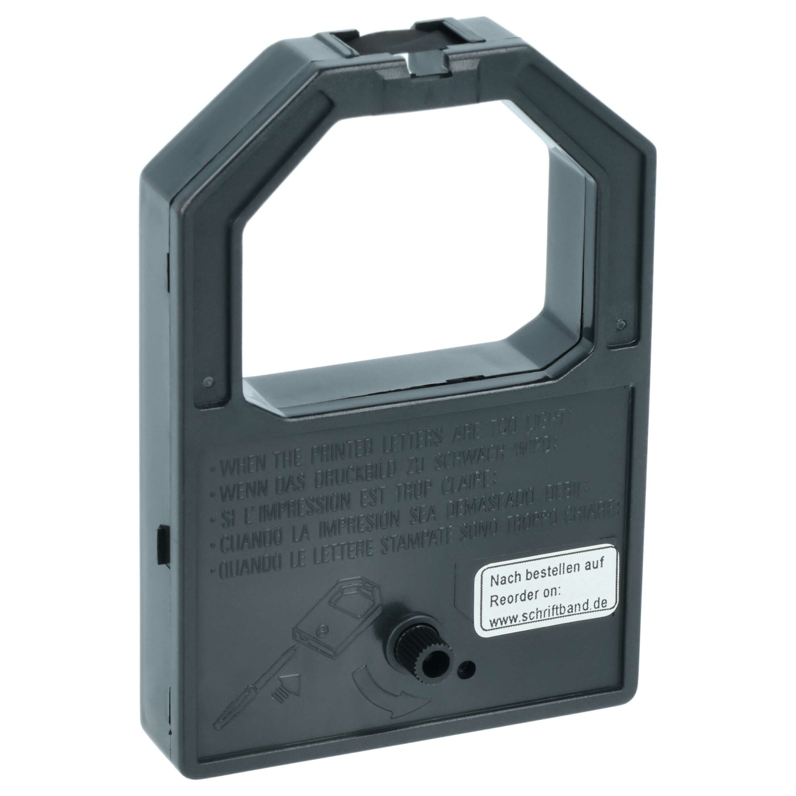 Fita de Tinta vhbw para Impressoras Matriciais e de Talão Panasonic - Preta (GRC T526)