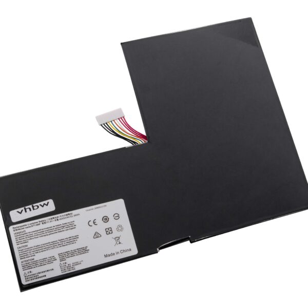 Bateria vhbw para MSI MS-16H2, BTY-M6F - 4640 mAh, 11.4 V, Li-polímero