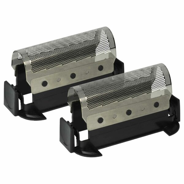2x Lâmina de Barbear Braun 428, 420, 422 - vhbw (com Armação, Preto/Prata)