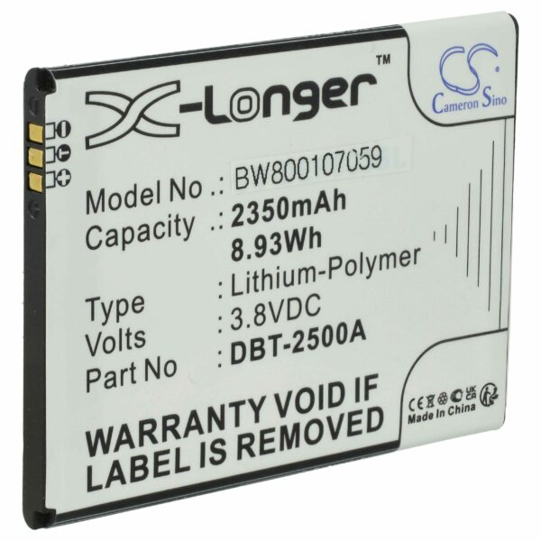 Bateria vhbw para Doro DBT-2500A - 2350 mAh 3.8 V Li-polímero
