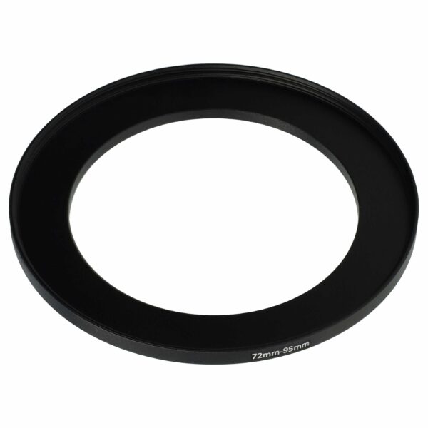 Anel Adaptador Step-Up vhbw de 72 mm para 95 mm para Objetivas de Câmara