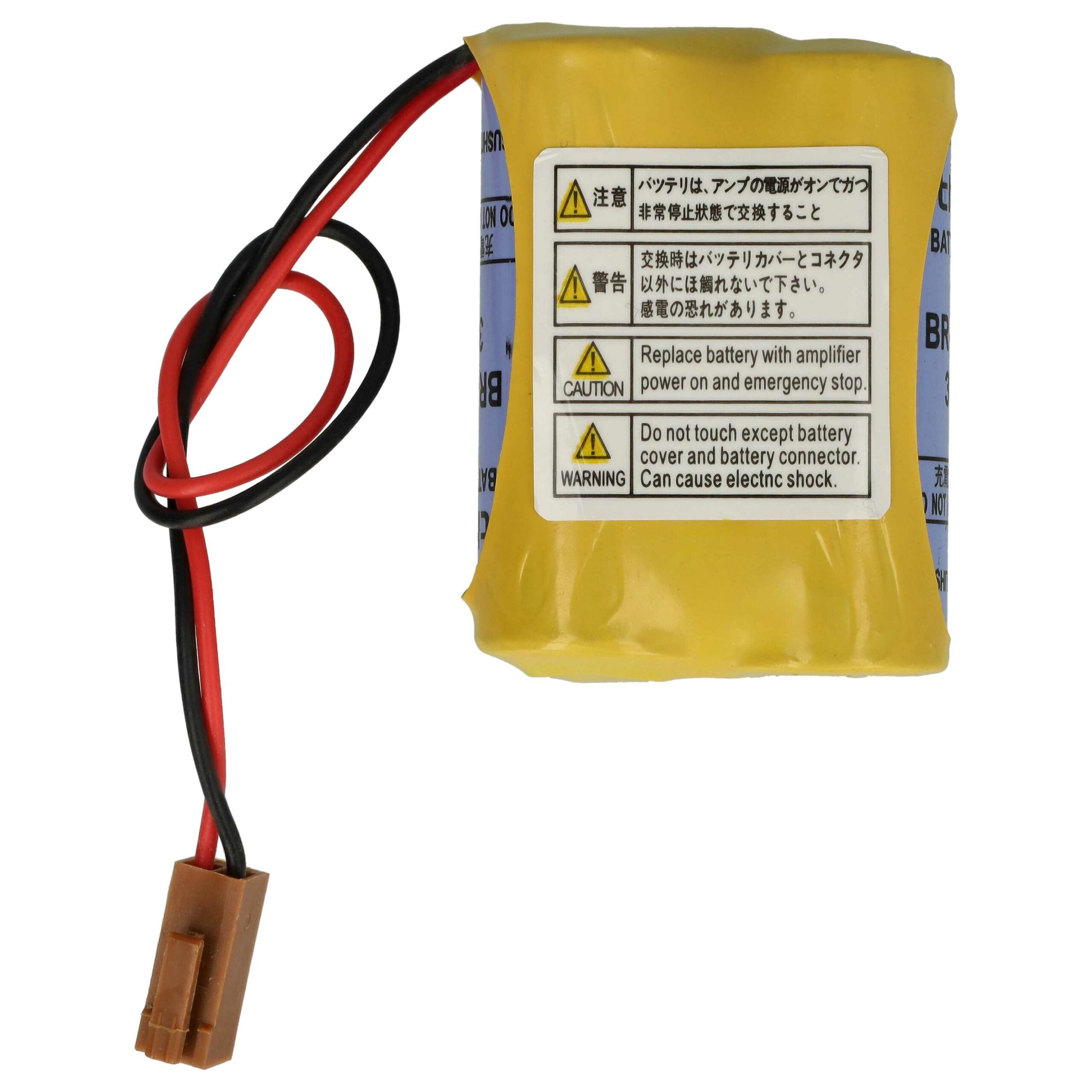 Bateria de Substituição vhbw para Controlador CNC GE Fanuc BR-ACF2P, BR-AGCF2W, BR-AGCF2P - 2200 mAh 6 V Li-MnO2 (Pack 2x) - Image 4