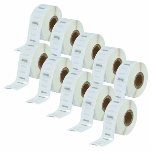 10x Rolos de Etiquetas compatível com Dymo S0929120 - 25 mm x 25 mm