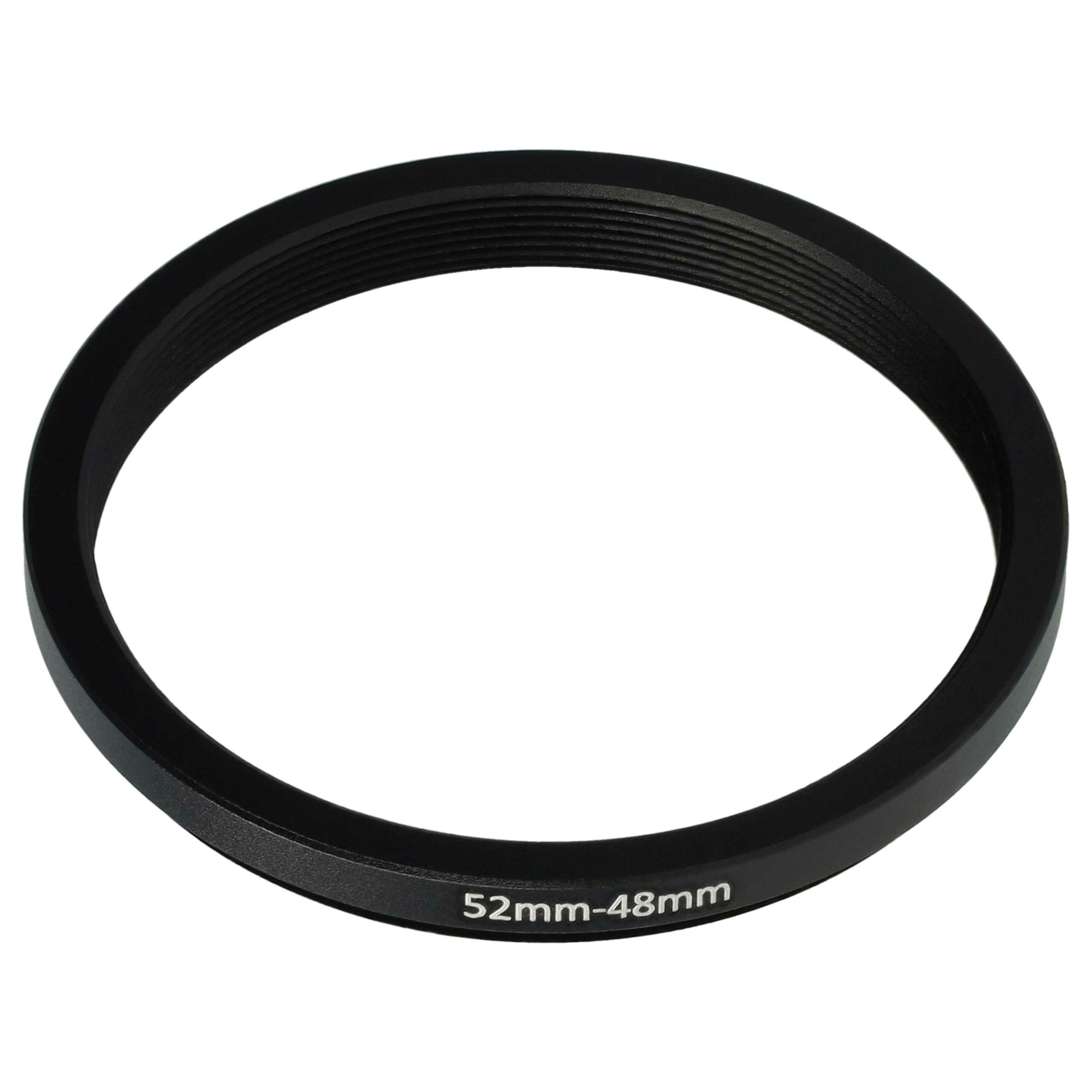 Anel Adaptador Step-Down vhbw de 52 mm para 48 mm para Objetivas de Câmara