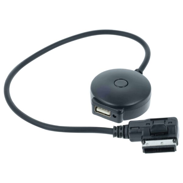 Cabo Adaptador AUX para Rádio Audi A1 e Outros - 30cm com USB e Bluetooth vhbw