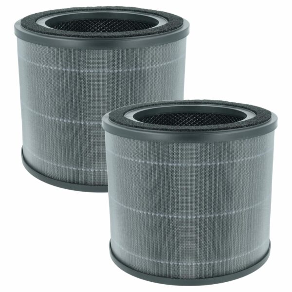 2x Filtro HEPA vhbw para Humidificador Grundig JL-AP-TB01 com Carvão Ativado