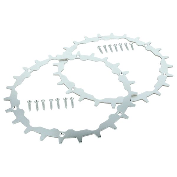 2x Espigões de Tração em Aço Inoxidável para Cortador de Relva Robótico Gardena SILENO city 250, 400, 500 - 24 Dentes