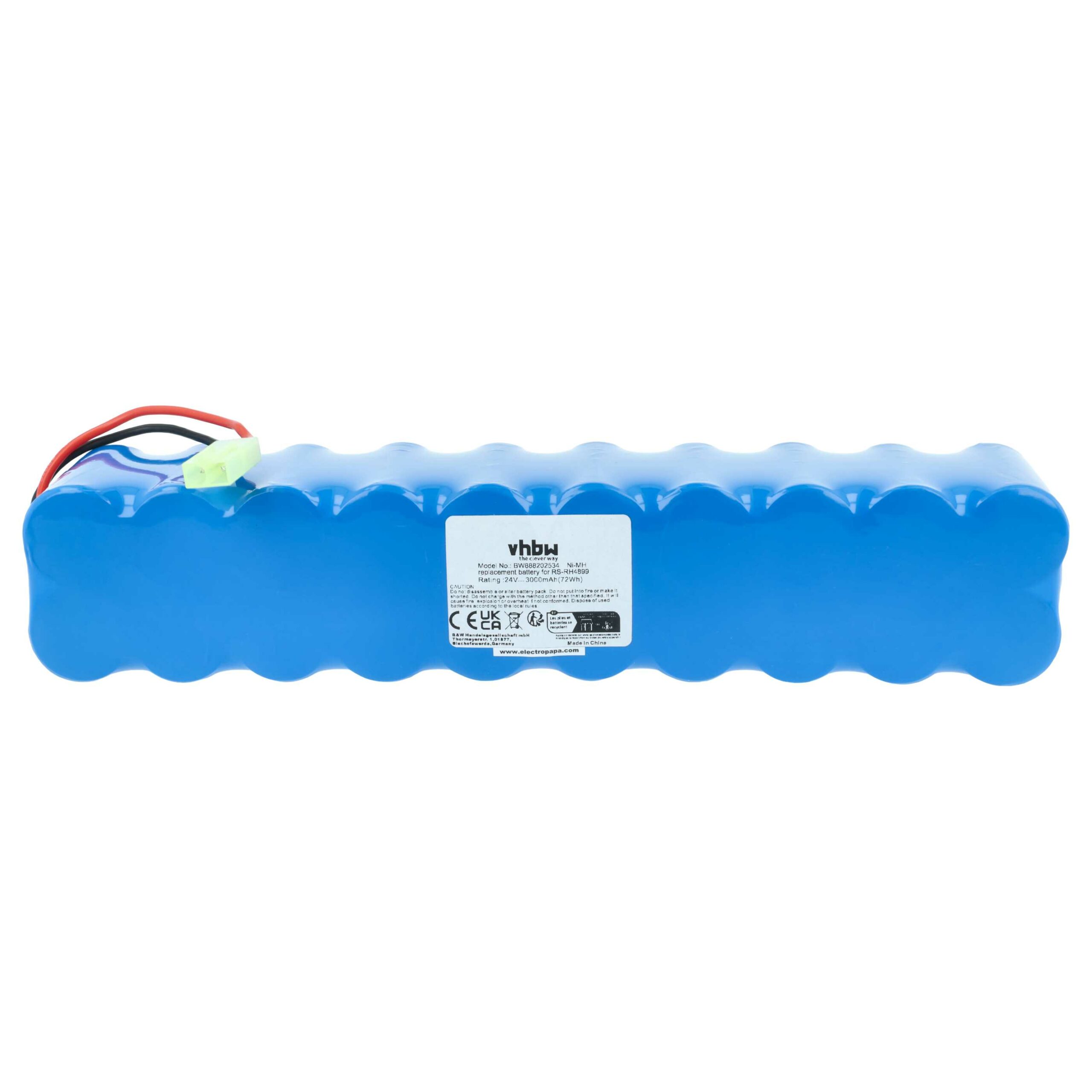 Bateria vhbw 24V 3000mAh NiMH para Rowenta RS-RH4899 - Image 3