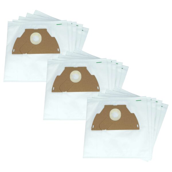 Pack 30x Sacos para Aspirador Europlus E 2517 / E2517 vhbw - Microfibra