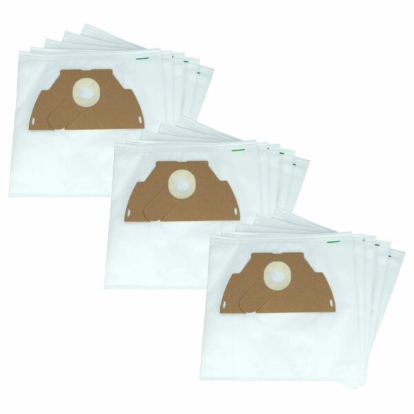 Pack 30x Sacos para Aspirador Europlus E 2517 / E2517 vhbw - Microfibra