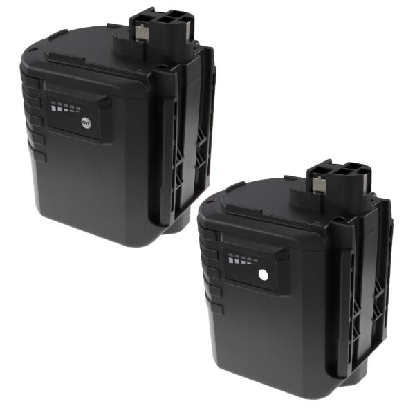 2x Bateria EXTENSILO para Bosch 2607335082 - 24V 3300mAh NiMH