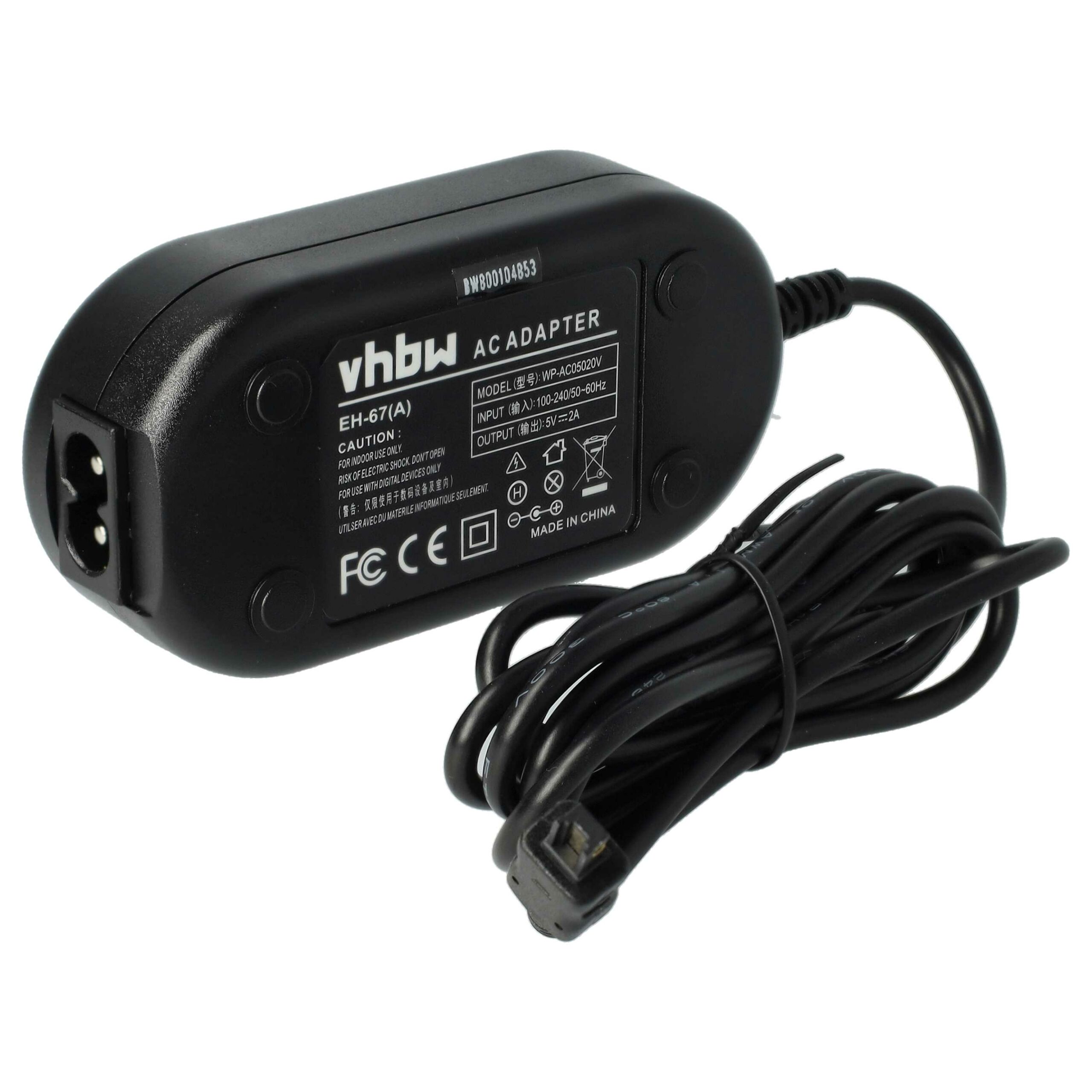 Adaptador de Alimentação vhbw para Câmaras Nikon (Substitui EH-67 / EH-67A) - 2 m, 5 V 2.0 A - Image 3