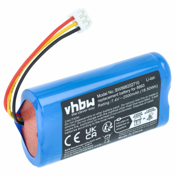 Bateria vhbw para Gardena 08894-00 - 2500 mAh 7.4 V Li-Ion