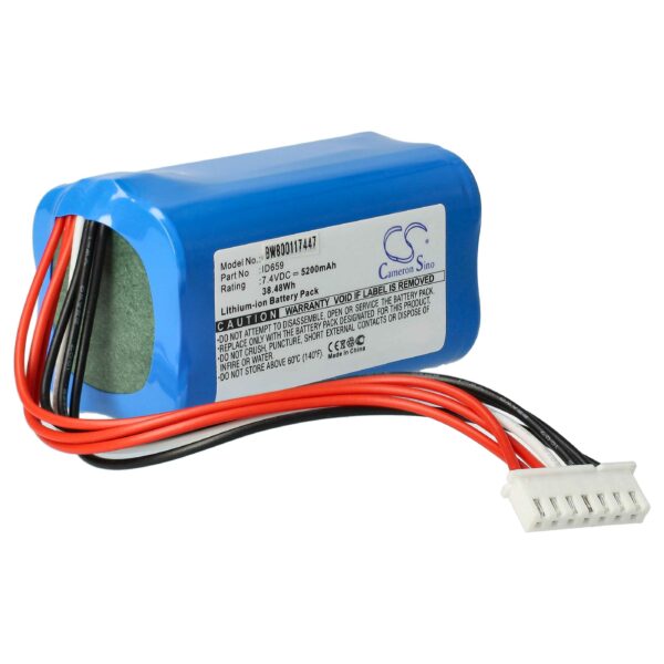 Bateria para Altifalantes Sony SRS-X30, SRS-XB3, SRS-XB30, SRS-XB43 - vhbw Li-Ion 5200 mAh