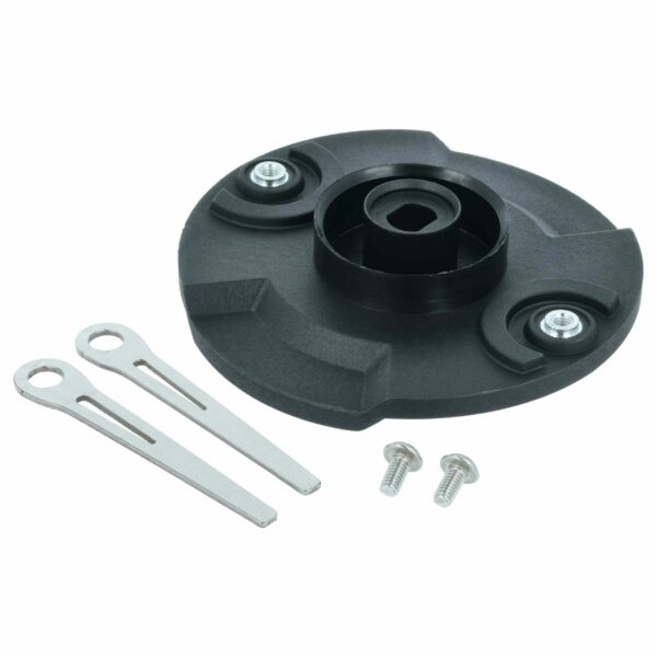 Conjunto de 3 Peças de Acessórios vhbw para Cortador de Relva Mr.Gardener - Preto Prata