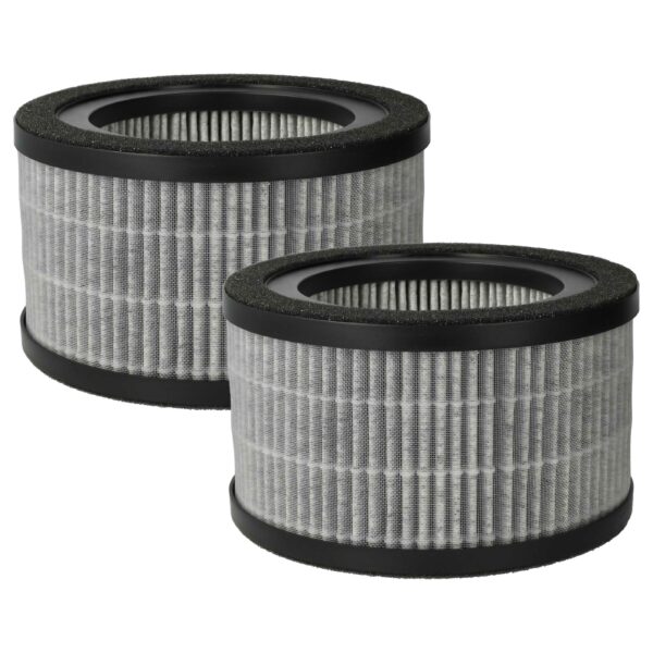 2x Filtros de Substituição para Beurer 68007 - Pré-filtro + HEPA + Carvão Ativado vhbw