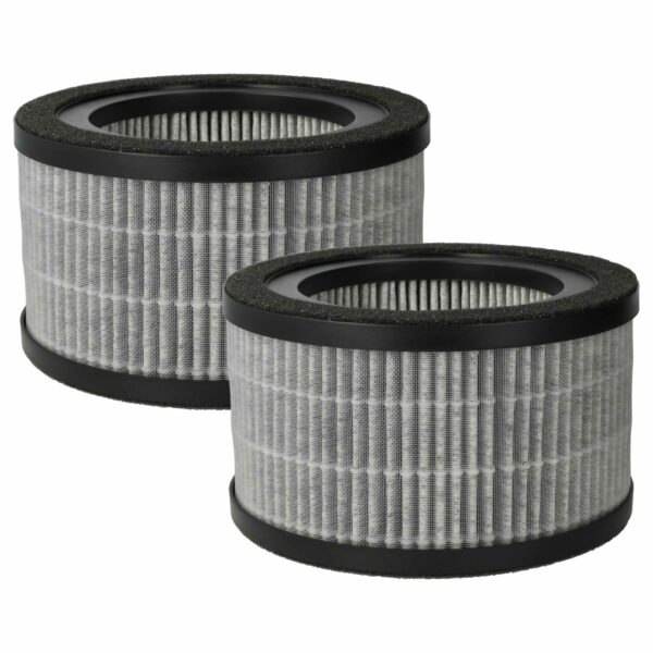 2x Filtros de Substituição para Beurer 68007 - Pré-filtro + HEPA + Carvão Ativado vhbw