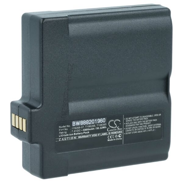Bateria de substituição vhbw para câmara termográfica Flir T198288, 119268-07, 6800 mAh 7.4 V