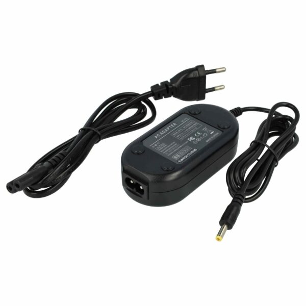 Adaptador de Alimentação vhbw para Câmaras JVC - Substitui AC-V10, AC-V10M, AC-V10U, AC-V11, AC-V11U (5.2V 1.0A)