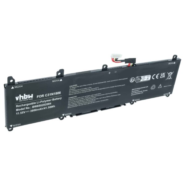 Bateria vhbw para Asus - 3600 mAh 11.55 V Li-polymer
