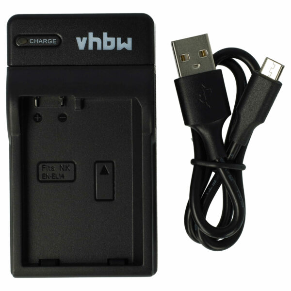 Carregador USB-C com Cabo para Baterias Nikon (substitui MH-24) - 0,5 A