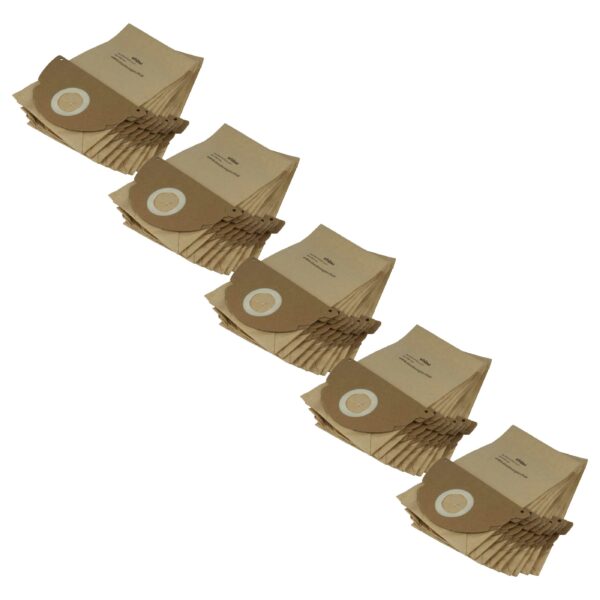 50x Sacos para Aspirador vhbw para Hoover H 34, H 33 e Kärcher - Papel