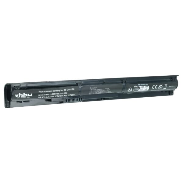 Bateria para Portátil HP vhbw - Substitui HP 811063-421, 805294-001, HSTNN-DB7B, 811346-001 - 2600 mAh 14.4 V Li-Ion